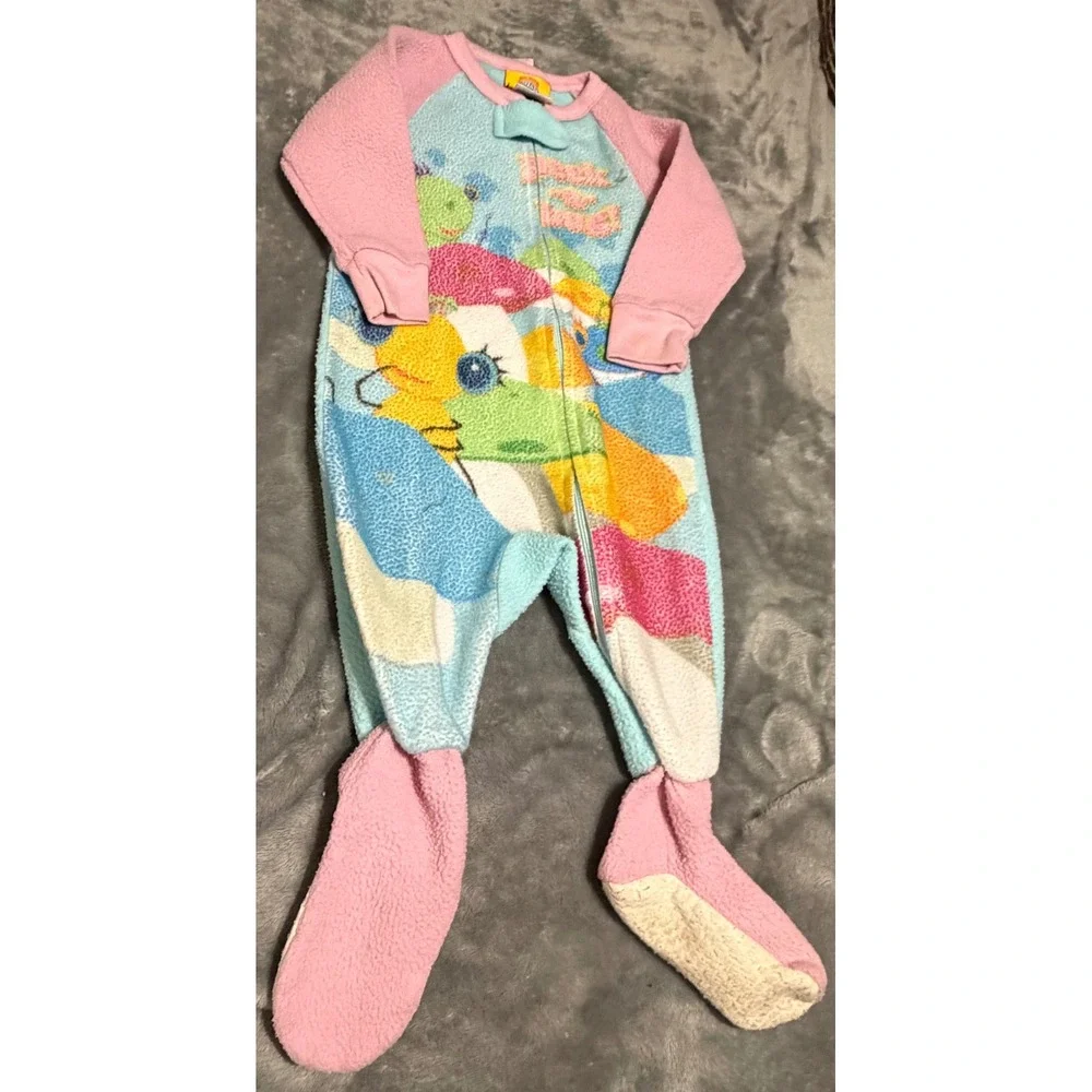 Miss Spider Sunny Patch Friends Fleece Footed Sleeper Pink Blue 18M Gpu 9503